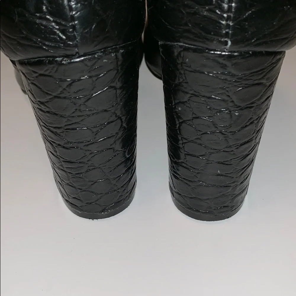 Trina Turk Los Gatos Open Toe Black Bootie - Picture 6 of 9